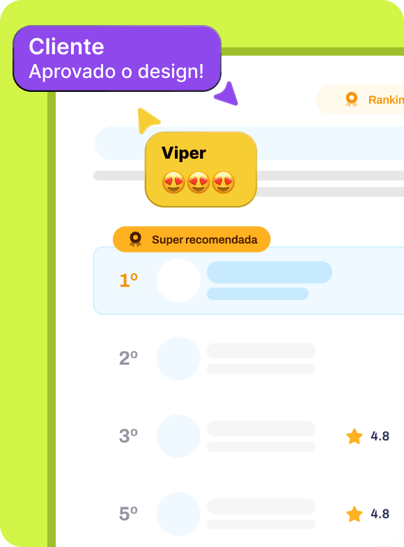 Imagem para UX/UI + Aprovação do design pelo cliente